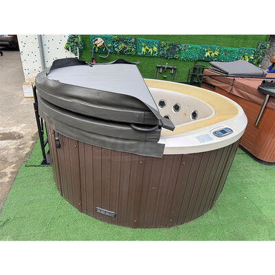 Custom European Outdoor Spa Cover Lifters Bathtub Stand with Gas Strut-for Round Bathtubs Durable & Ergonomic