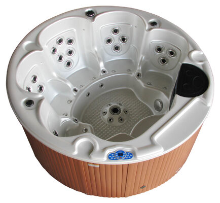 Hot Spring Large Outdoor 6 Seats Round Whirlpool Acrylic Massage Spa Tubs for Garden